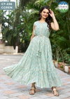 Padmakshi By Chansi Trendz Chinon Printed Gown Wholesale Suppliers In Mumbai